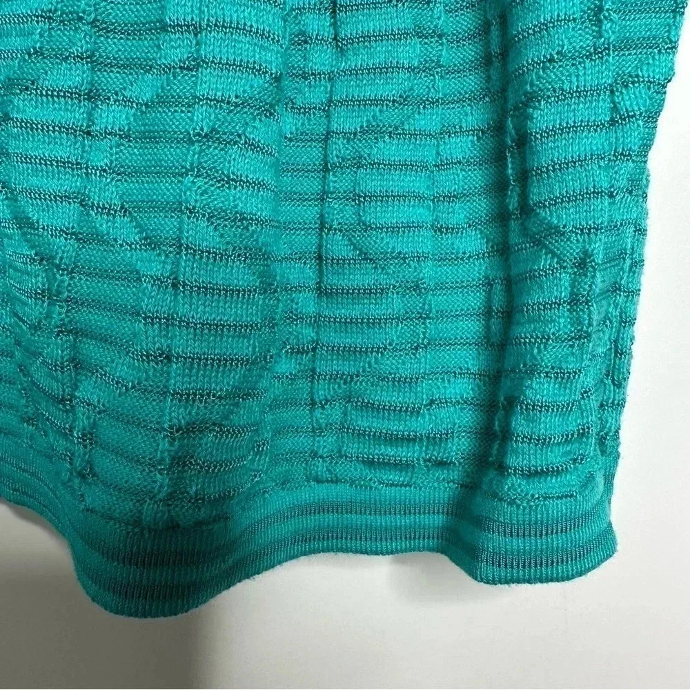 M Missoni Textured V-Neck Knit Sweater Size 6 - Picture 6 of 11